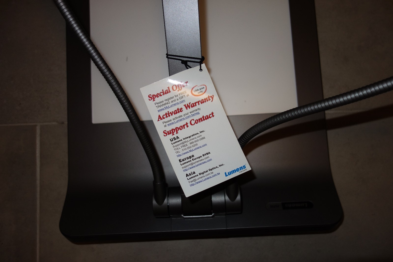 LUMENS PS750 Document Camera Projector Visual Presenter Office / School
