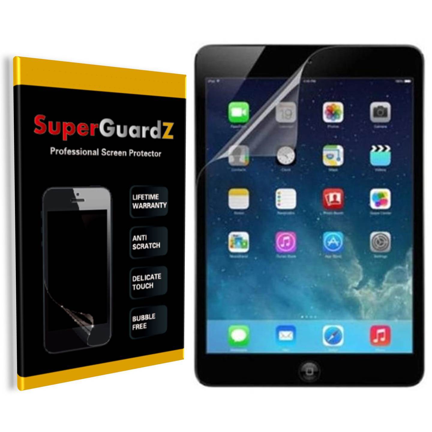 3X iPad 9.7 (2018 / 2017) 6th /5th Gen SuperGuardZ Clear Screen Protector Guard
