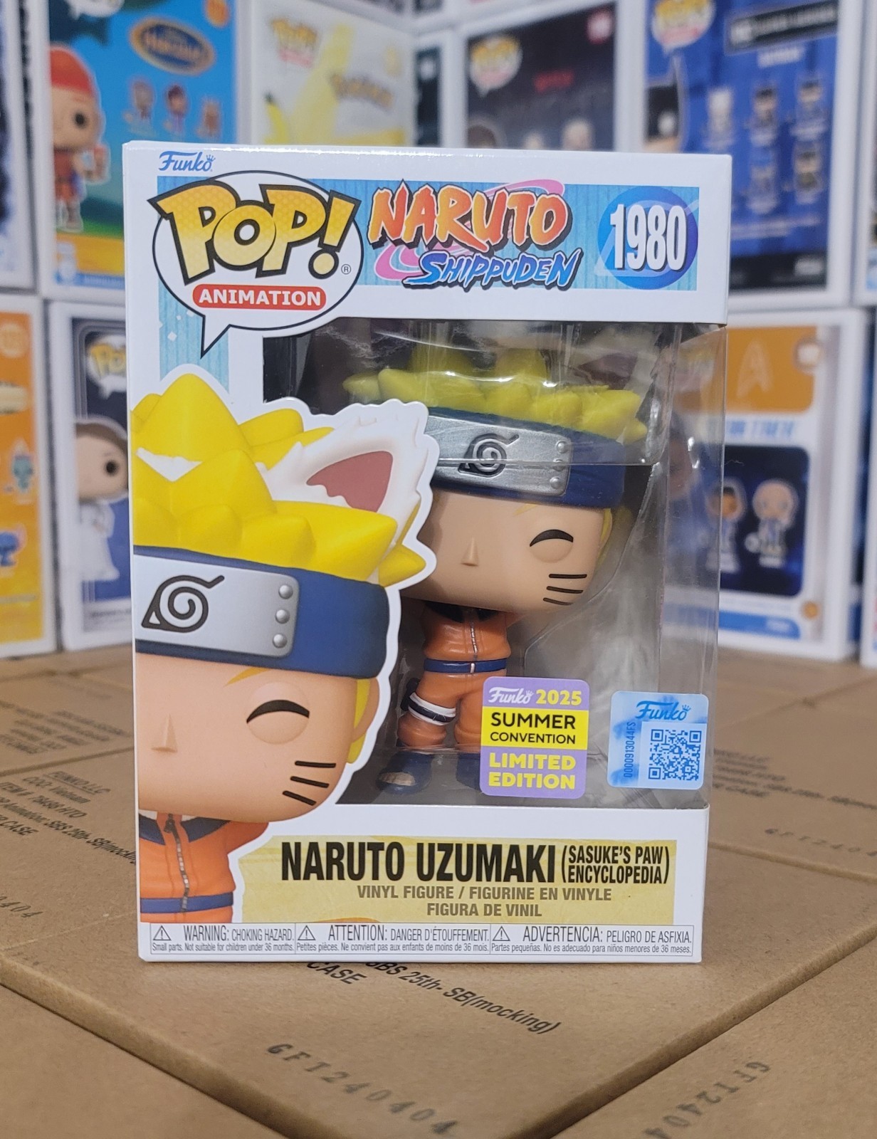 Funko POP! Naruto Shippuden - Naruto Uzumaki #1980 SUMMER CONVENTION 2025