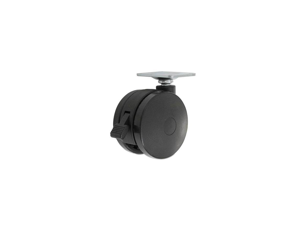 Alera Casters for Height-Adjustable Table Bases Black 4/Set HT3004