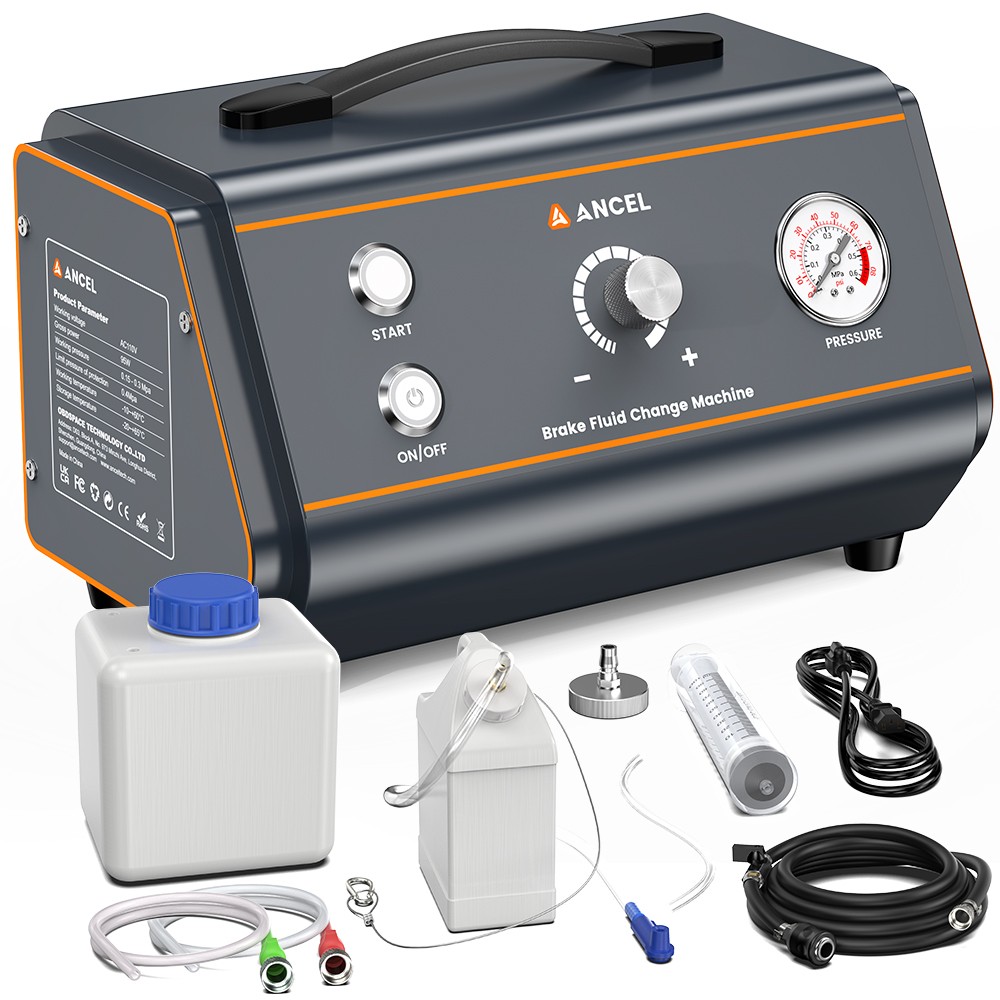 ANCEL BR1000 Automotive Brake Bleeder Vacuum Pump Oil Fluid Exchanger Machine