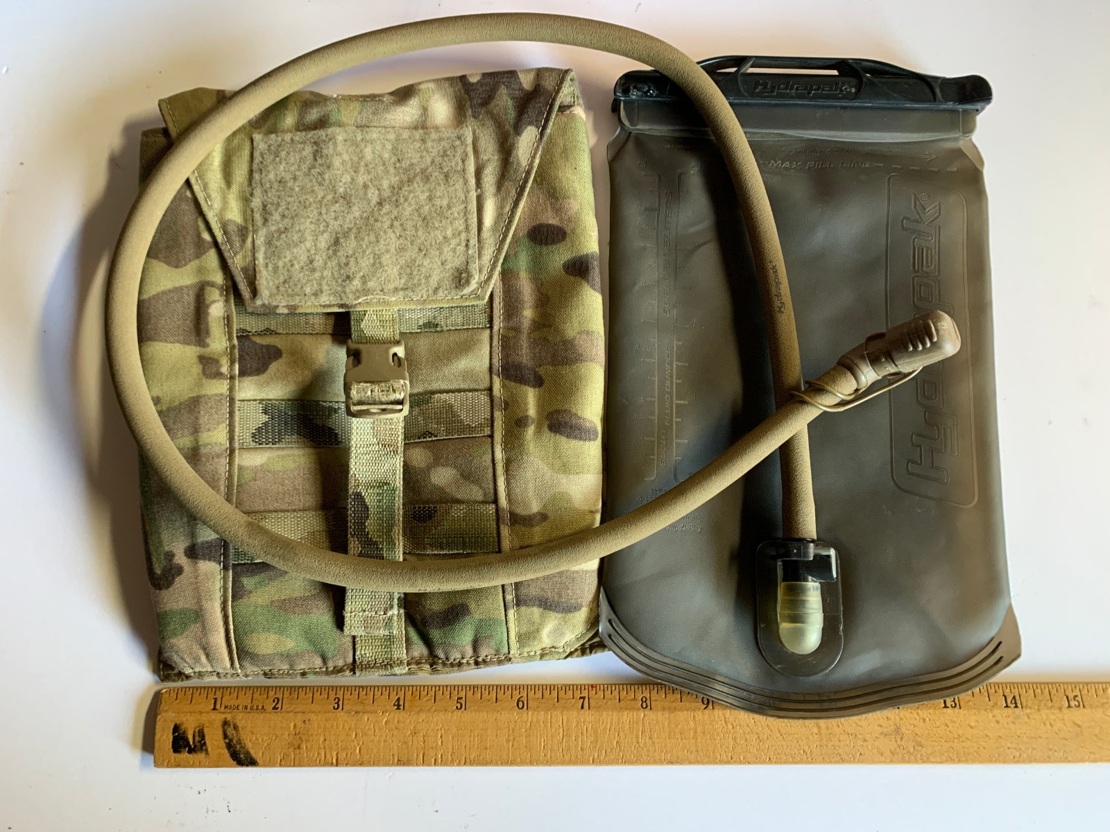Hydrapak 1.5L 50ozWater Bag Bladder With Tactical Tailor,Multi Camouflage Pouch.