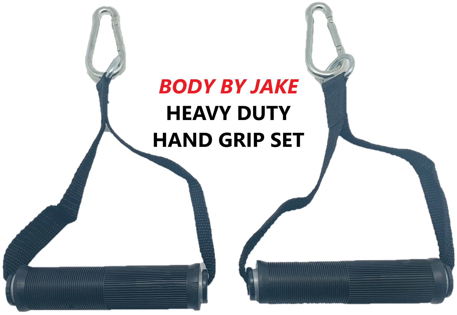 Body by Jake Universal Heavy Duty Hand Grip Handles Resistance Tower Workout Set