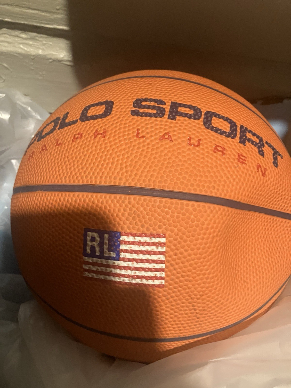 Ralph Lauren Polo Sport Designer Brand Logo Rawlings Authentic Basketball Gift