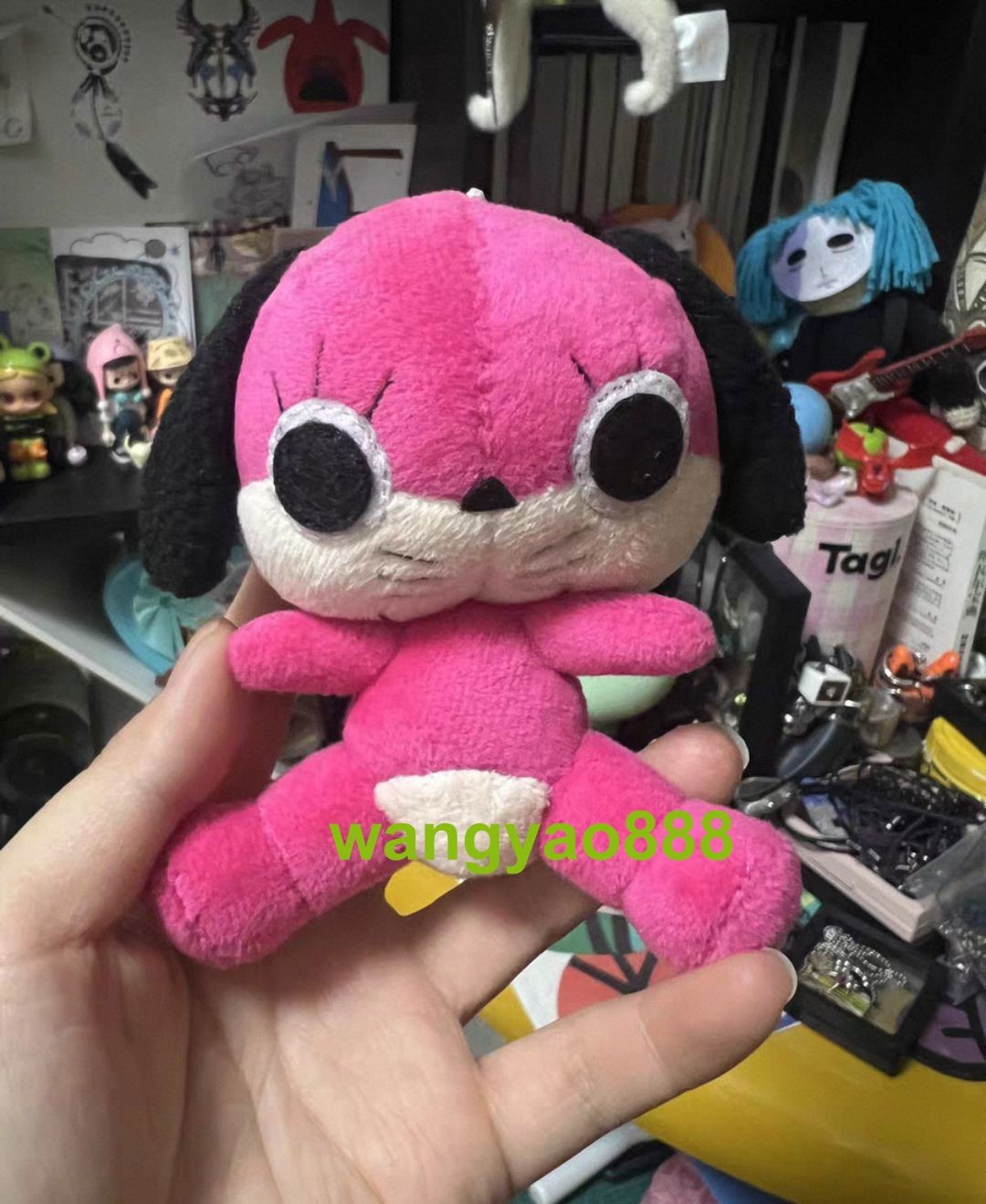 10cm Handmade Paranoia Agent Maromi Plush Doll Hanging Toy Keychain Pendant Gift