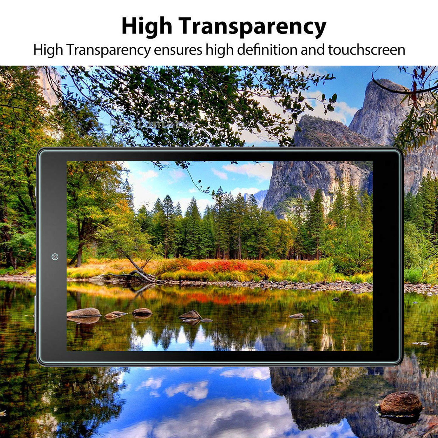 2 PACK Anti Scratch 9H Tempered Glass Screen Protector For Amazon Kindle Fire 7"
