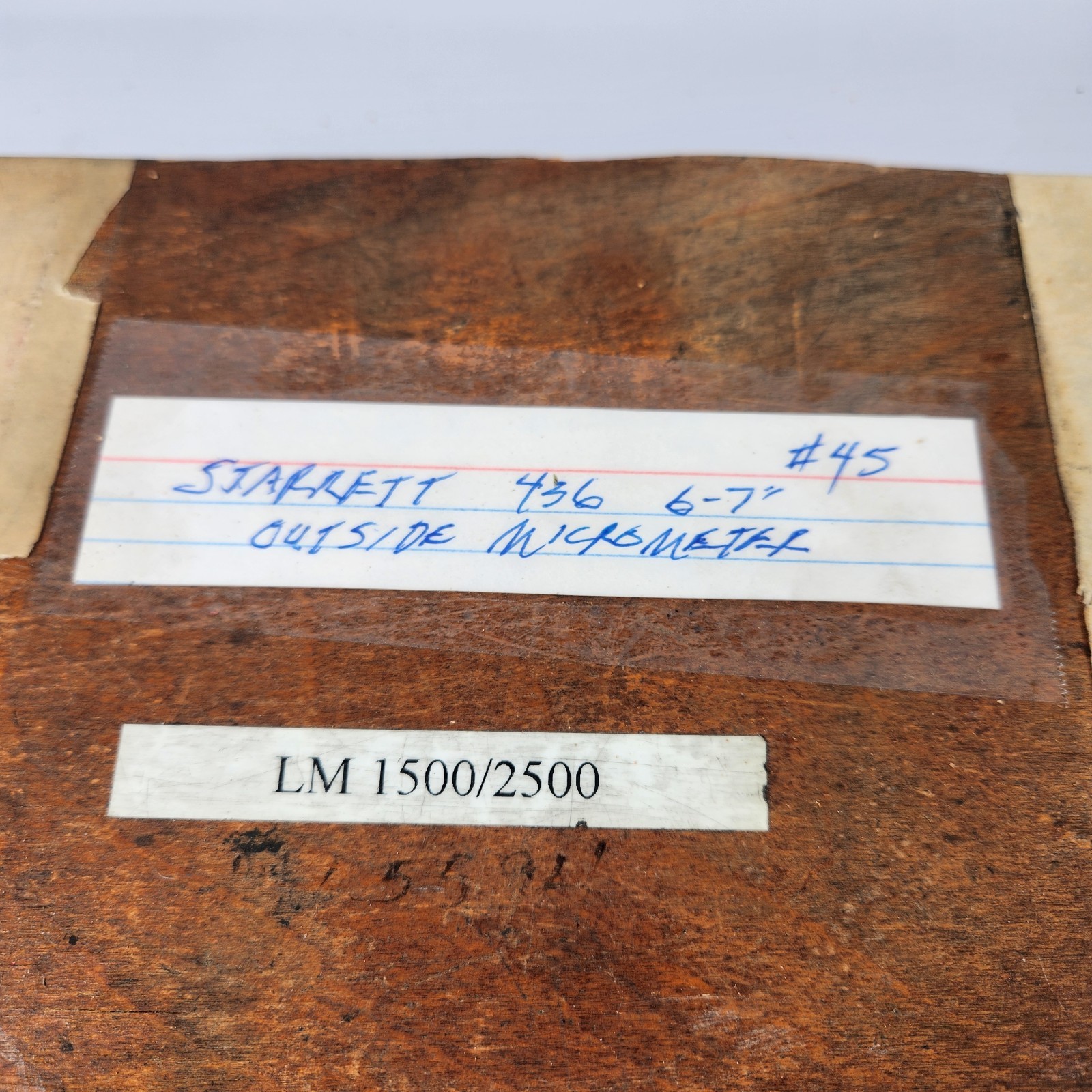 Starrett No. 436 Outside Micrometer 6"-7" Range