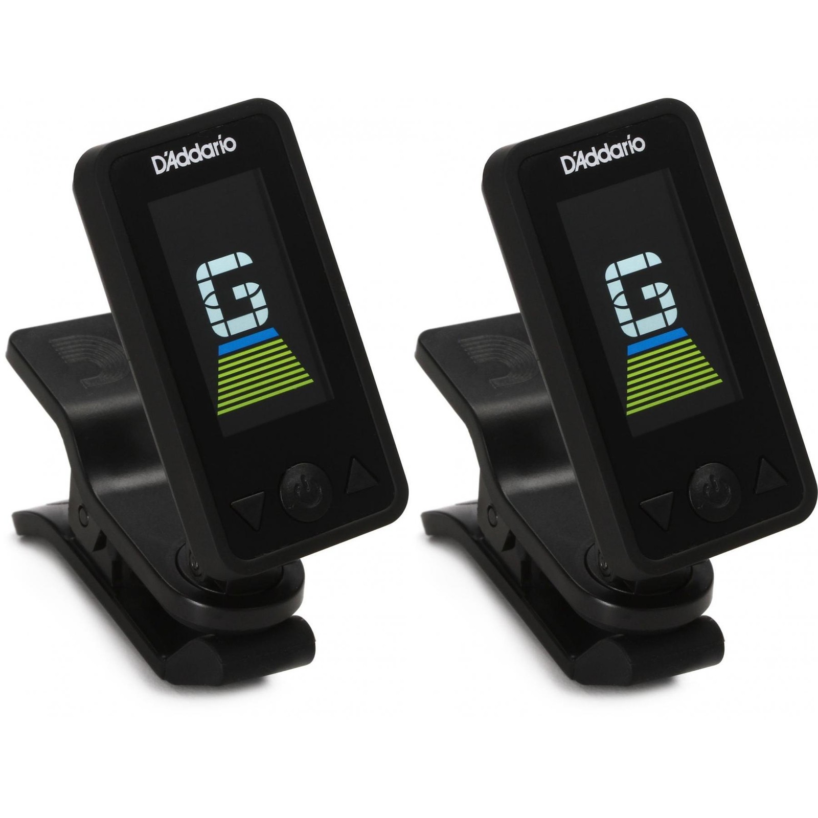 D'Addario Eclipse Clip-on Tuner 2-pack