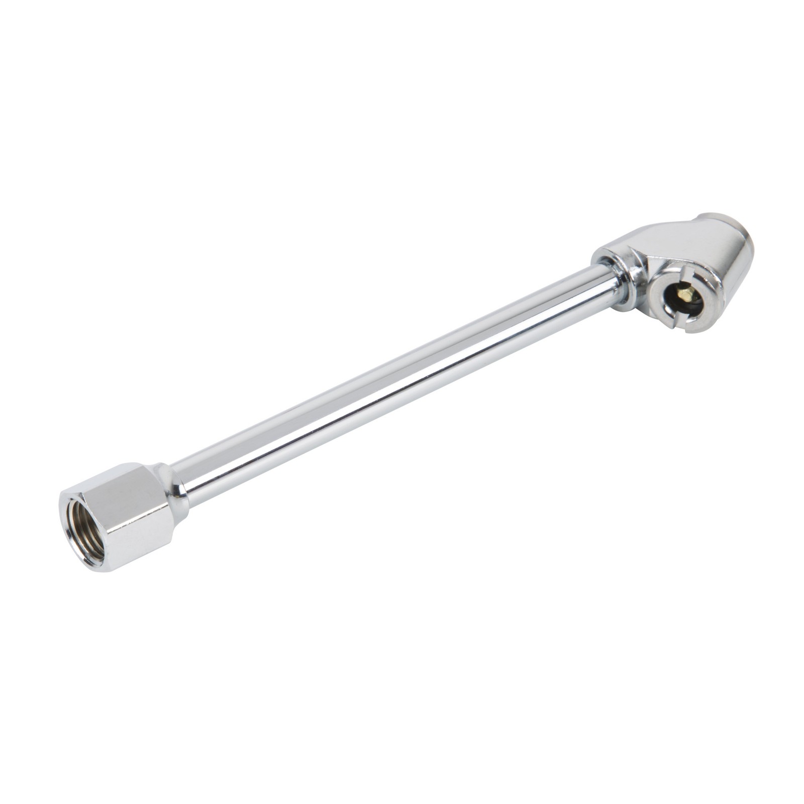STEELMAN Dual Foot Closed Style 6-Inch Long 1/4-Inch FPT Chrome Air Chuck, 60129