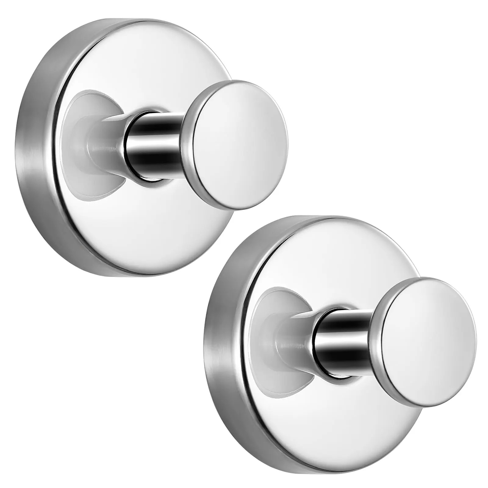 Suction Cup Hooks for Shower, No-Drill Towel Hooks for Smooth Surfaces