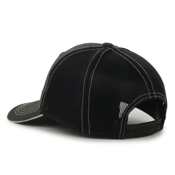 Ram Structured Baseball Style Hat, Mesh Back, Adult, Black