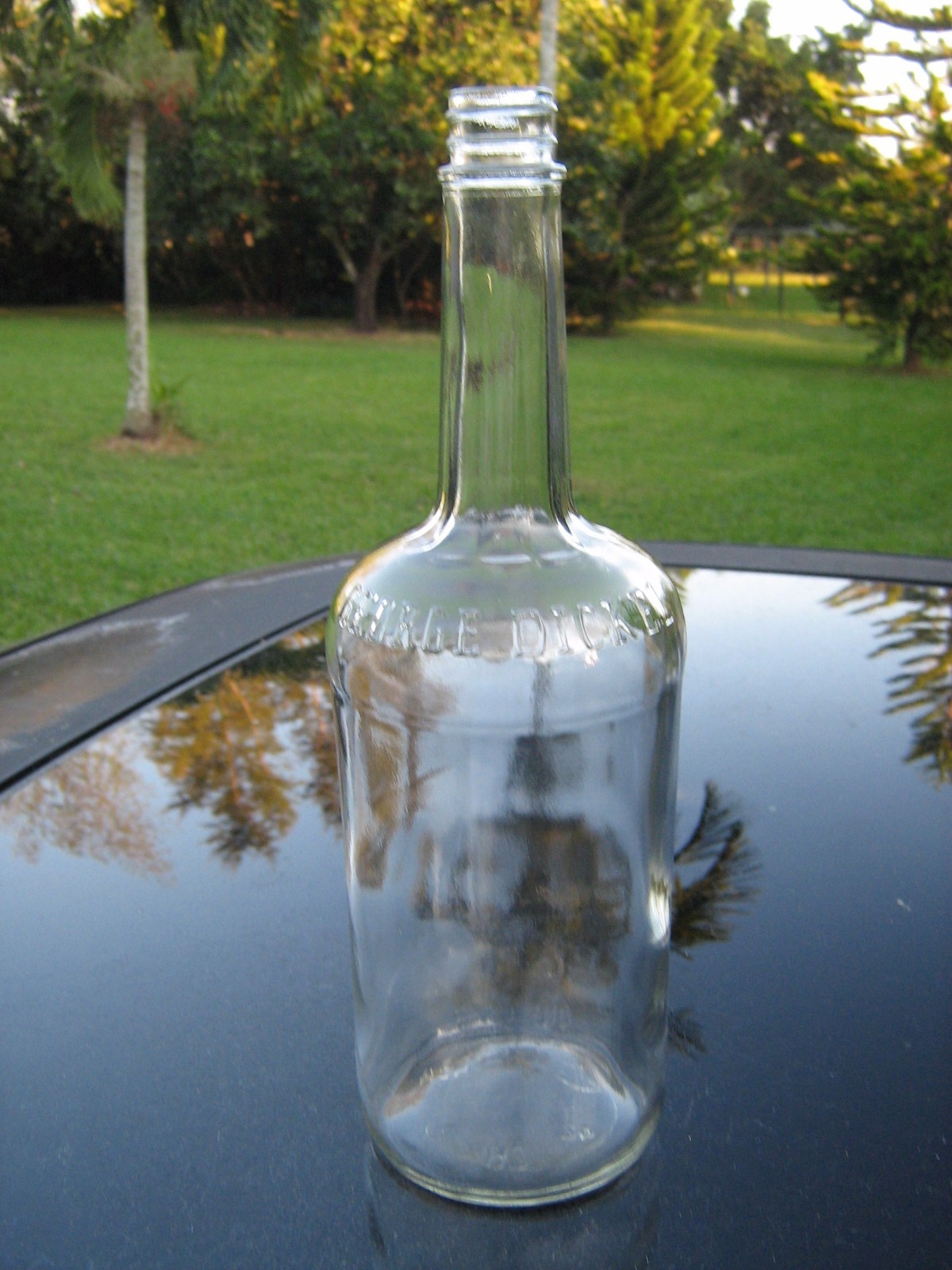 NEW NEVER FILLED GEORGE DICKEL  TENNESSEE BOTTLE  NO LABELS  1 L RARE ITEM