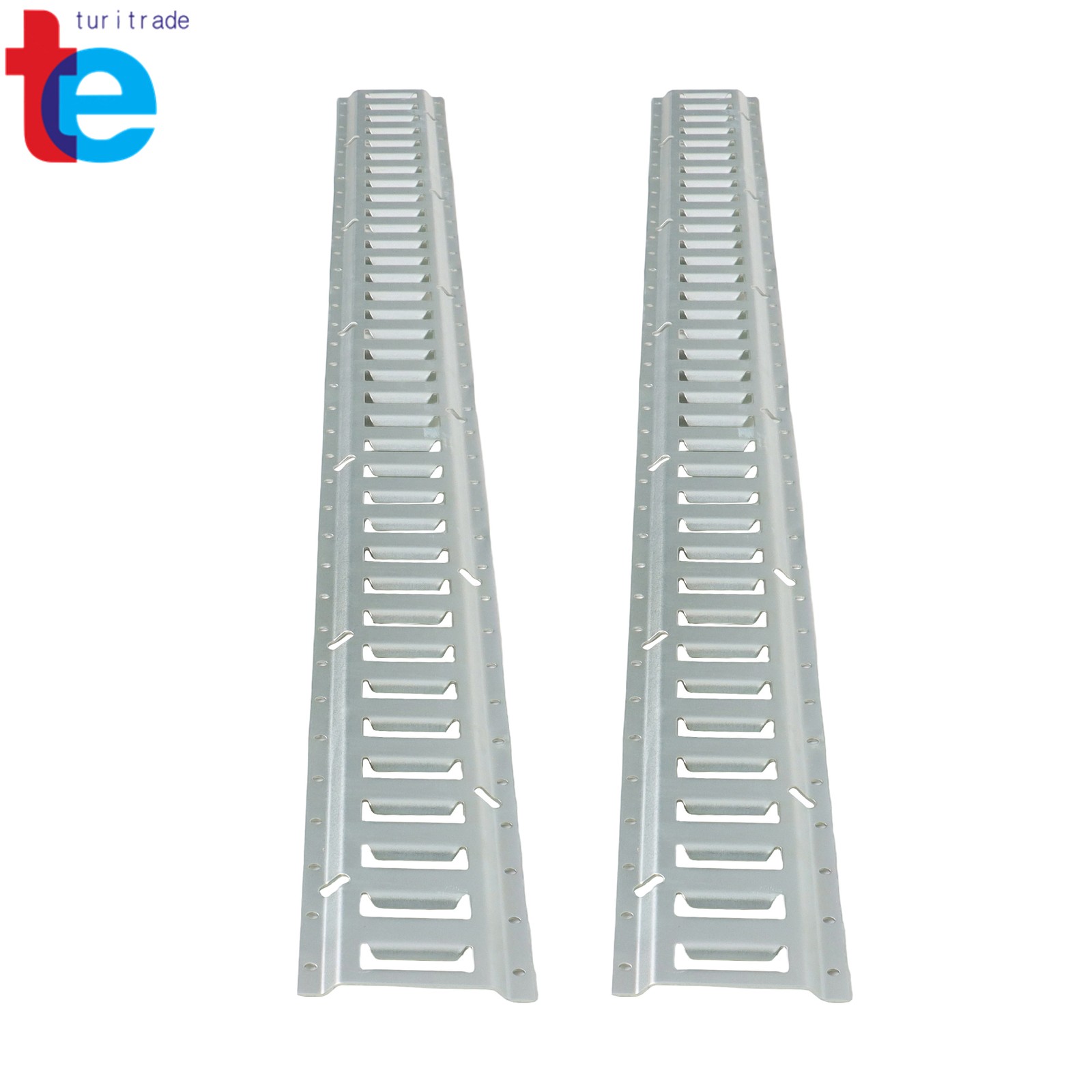 For Garages Vans Trailers 4 Pack 6' E Track Tie Down Rail Kit Galvanized Steel