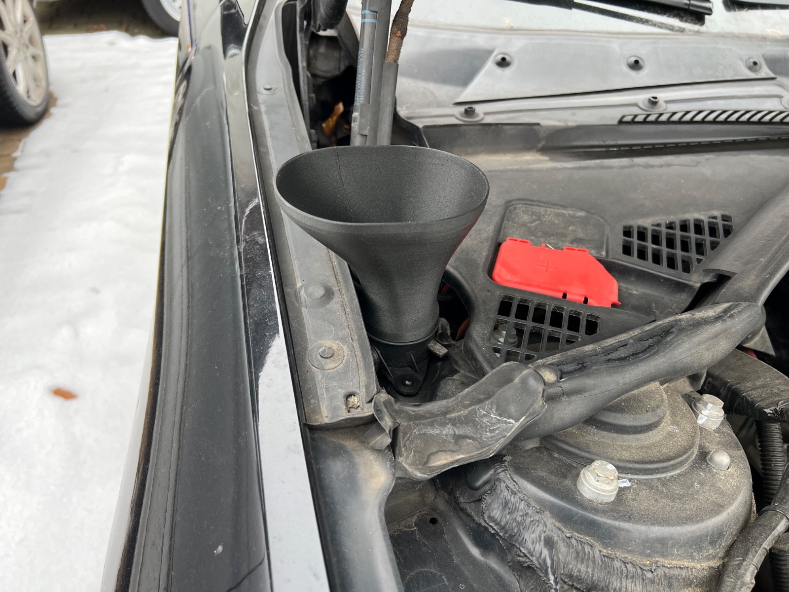 Washer Fluid Funnel BMW 1 Series 2 Series F20 F21 F22 F23 Refill Aid Accessory 3D Print