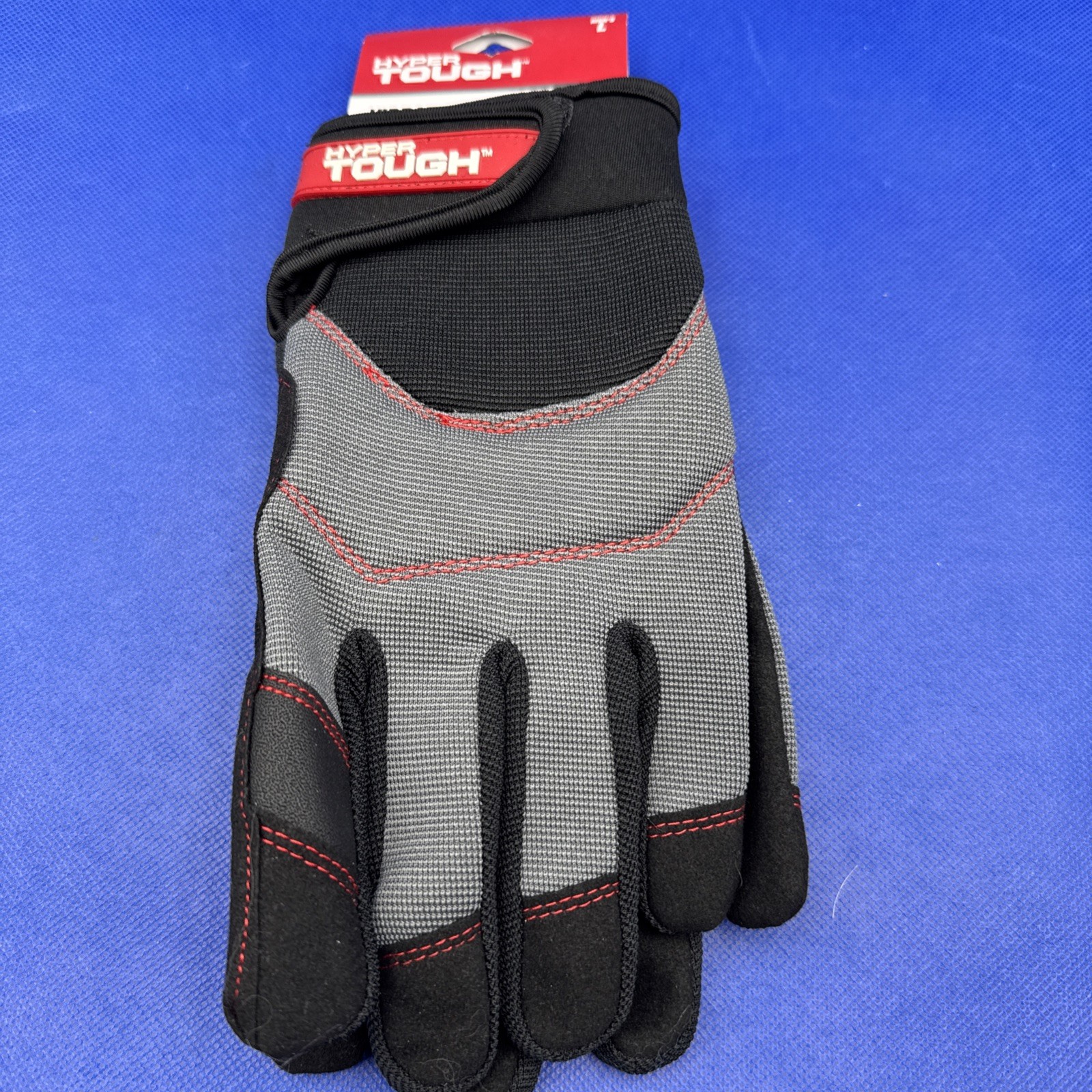 Men's Hyper Tough Vibration resistant  Gloves Red/Black Size Large