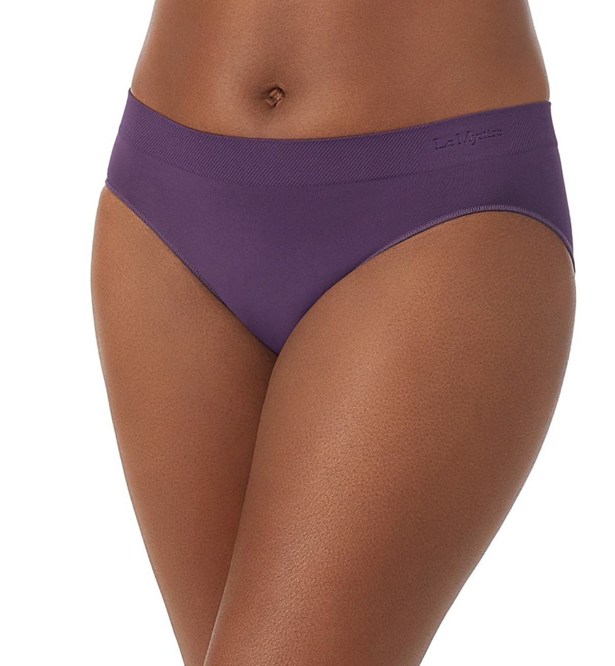 Le Mystere Women Seamless Comfort Bikini Dark Plum Size L