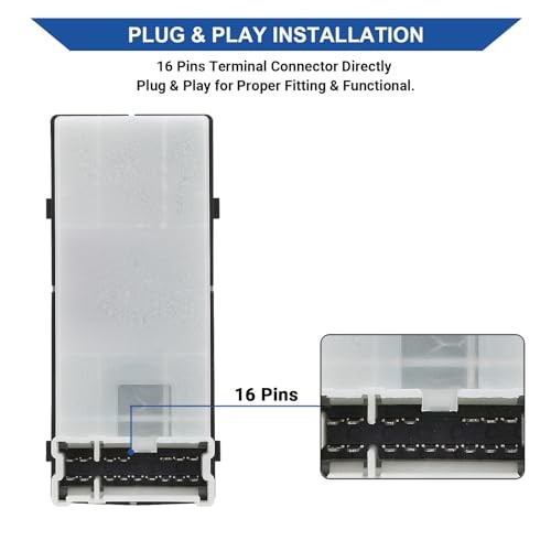Window Master Switch Compatible with 2003-2008 Nissan 350Z / 2008-2013