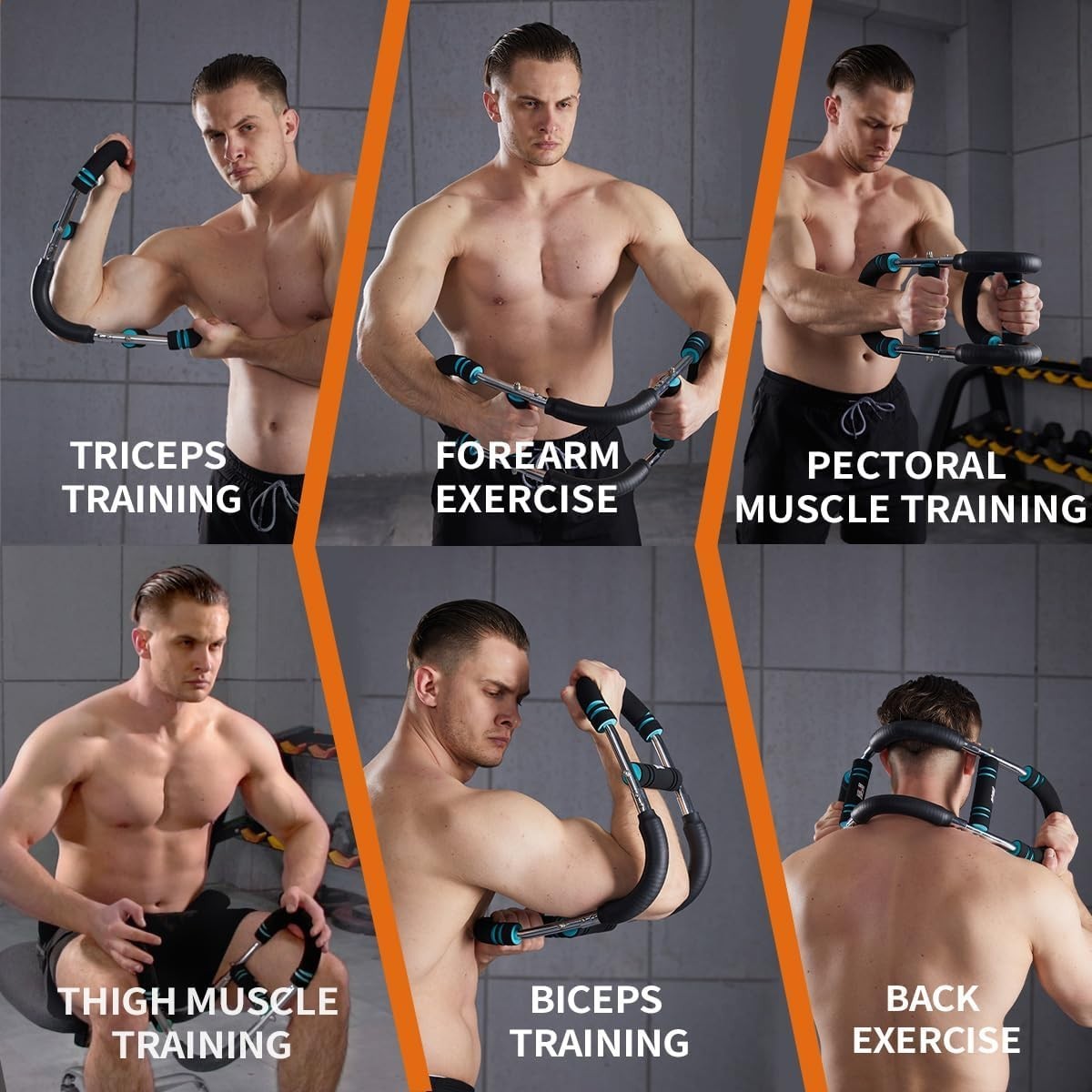 Twister Arm Trainer Adjustable Chest Expander Upper Body Forearm Triceps Workout