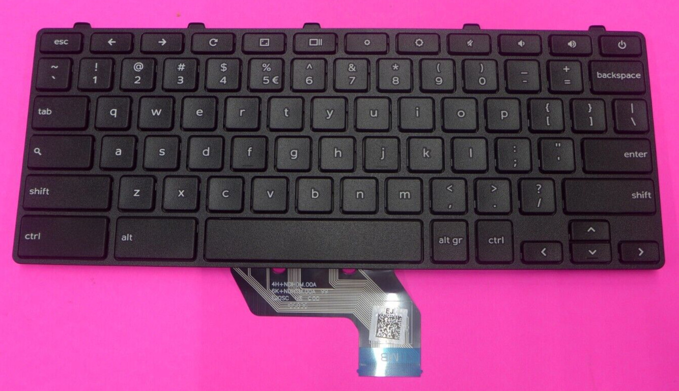 NEW Dell Chromebook 13 3380 11 3180 3181 US INTL Keyboard TXT30