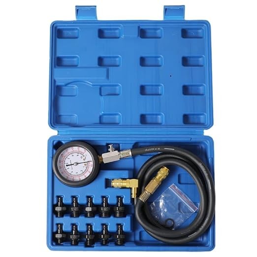 Oil Pressure Tester Tool, Oil Pressure Gauge kit, 0-140 PSI Pressure Test Diagno