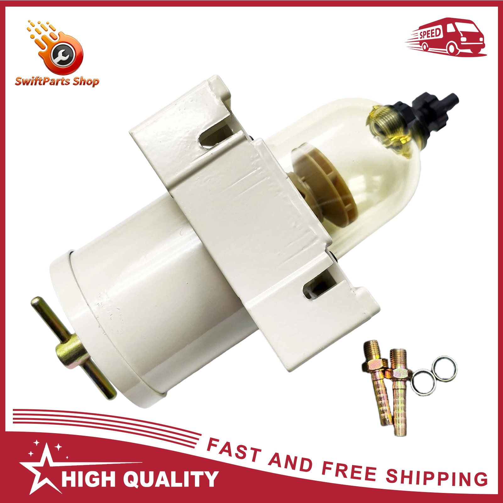 New Deisel Fuel Filter / Water Separator for Parker 500FG10 Racor 500FG