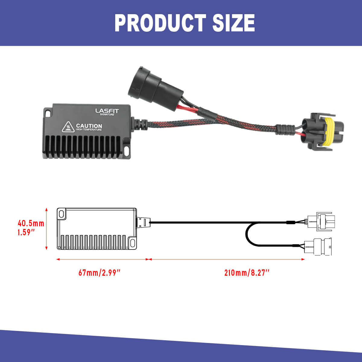 H11 H9 LED Headlight Bulb Canbus Error Free Warning Resistor Canceller Decoder