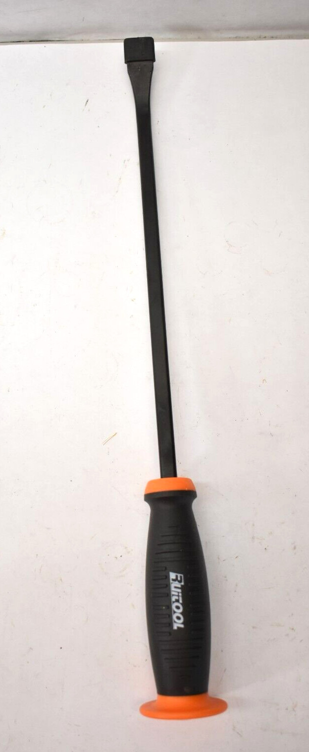 Ruitool Pry Bar Tool Ergonomic Grip Orange/Black Handle For Lifting 18" L
