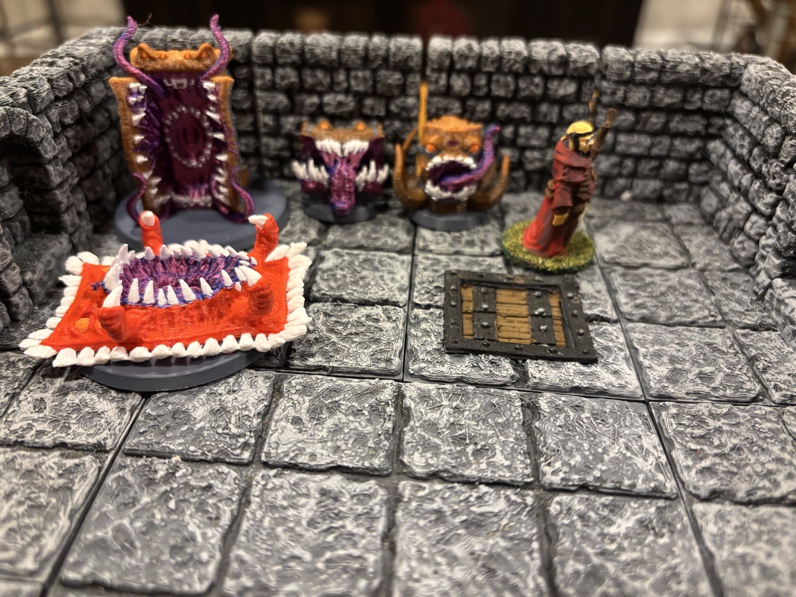 Mimics! Miniatures for Tabletop (Dungeons & Dragons, Pathfinder, etc), Colored