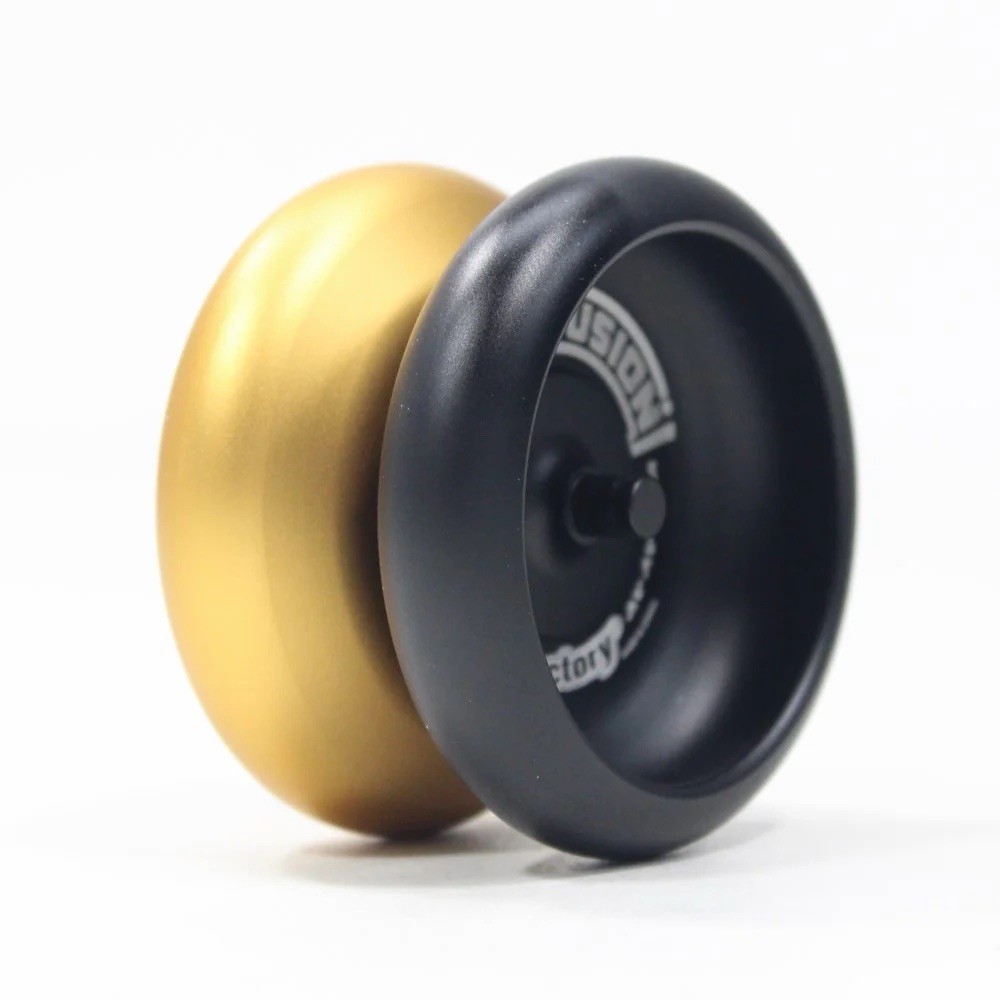 Yoyo Factory Confusion Black Gold w/Extras Holder Sling Oil Lubricant String