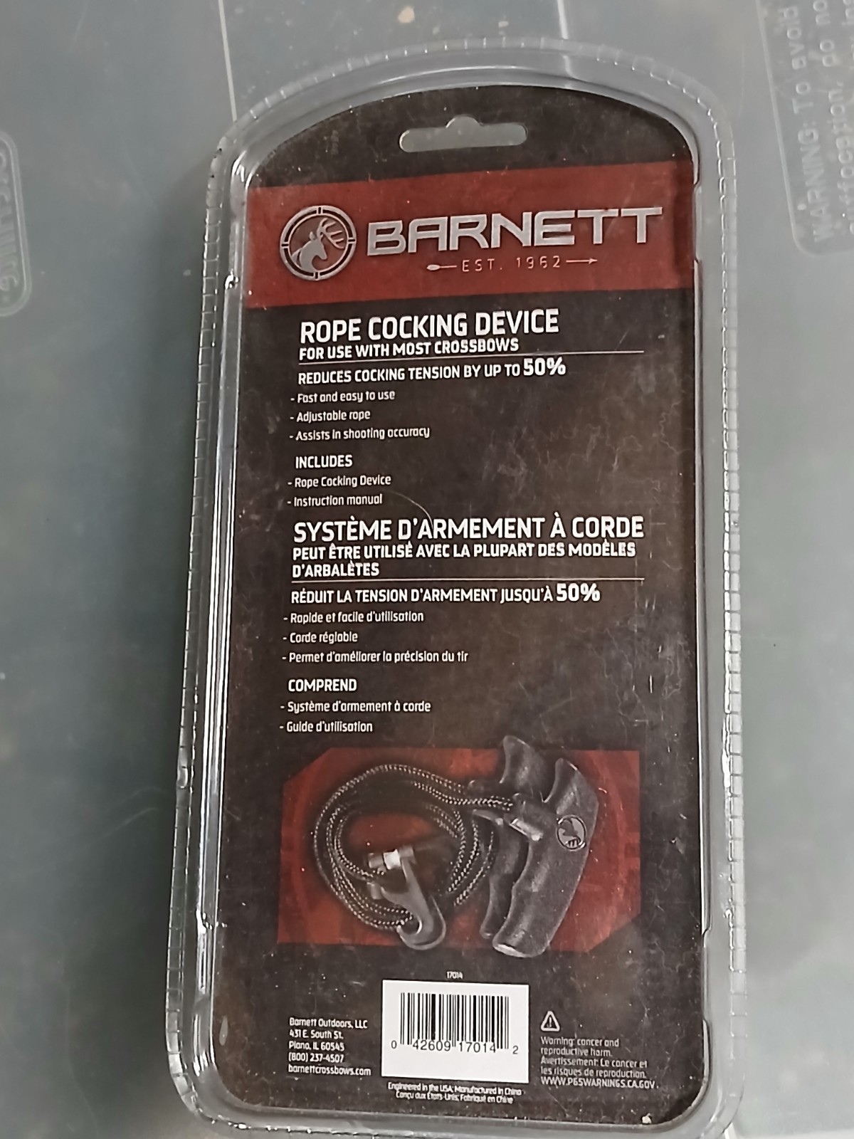BARNETT CROSSBOWS - Rope Cocking Device - Model 17014