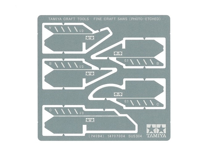 Tamiya 74094 Photo-Etched Craft Saw for Model Kit Building