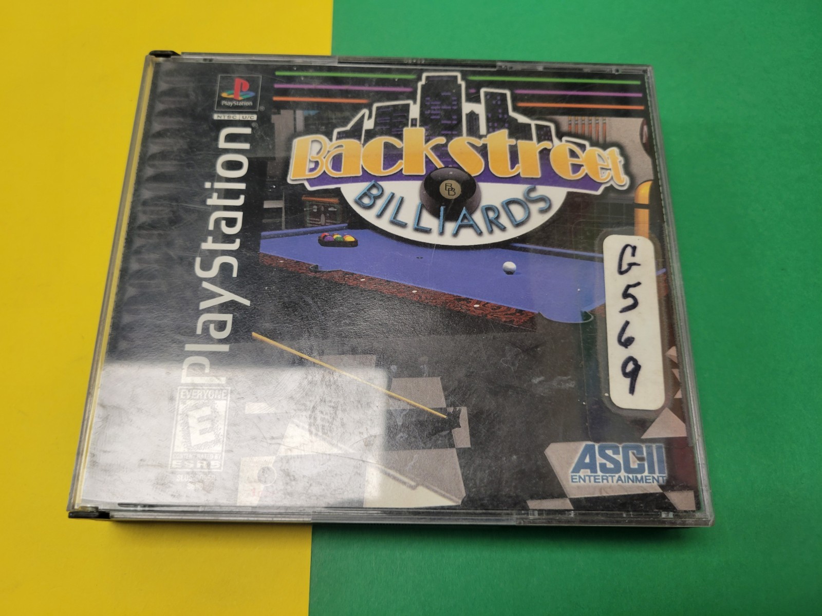 Backstreet Billiards (Sony PlayStation 1, 1998) Case Only