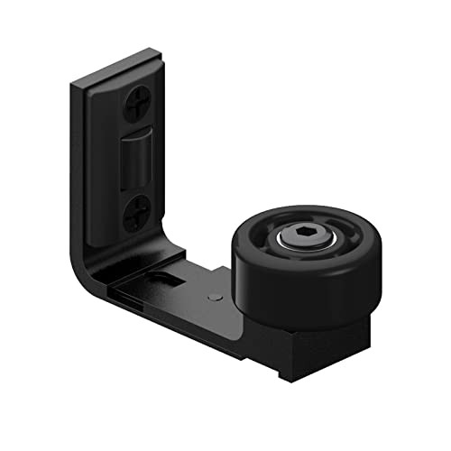 Adjustable Double Roller Guide for Sliding Barn Door Floor Guide - Wall Mount