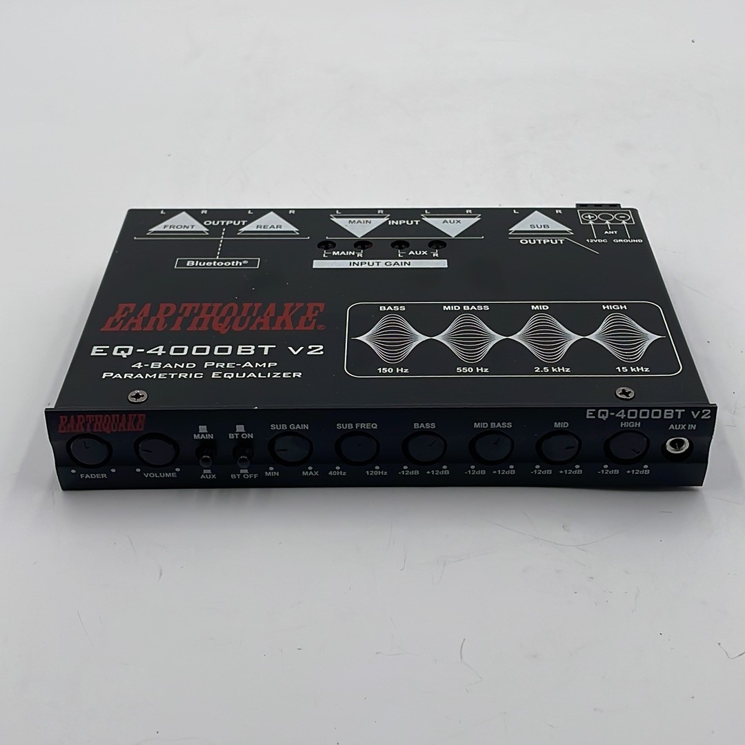 Earthquake Sound EQ-4000BT v2 Car Audio Graphic Equalizer