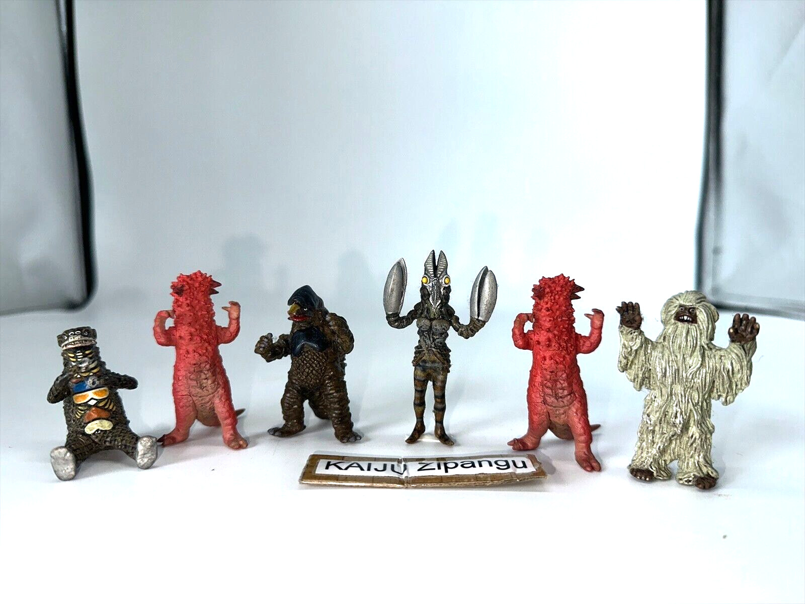 Ultra Monster Directory 2" Figure Set of 6 types FOR PARTS Bandai Kaiju Toy