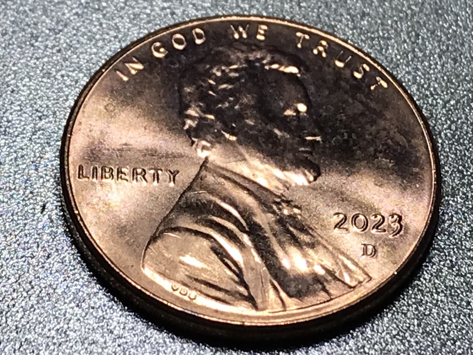 2023 D Penny error -uncirculated