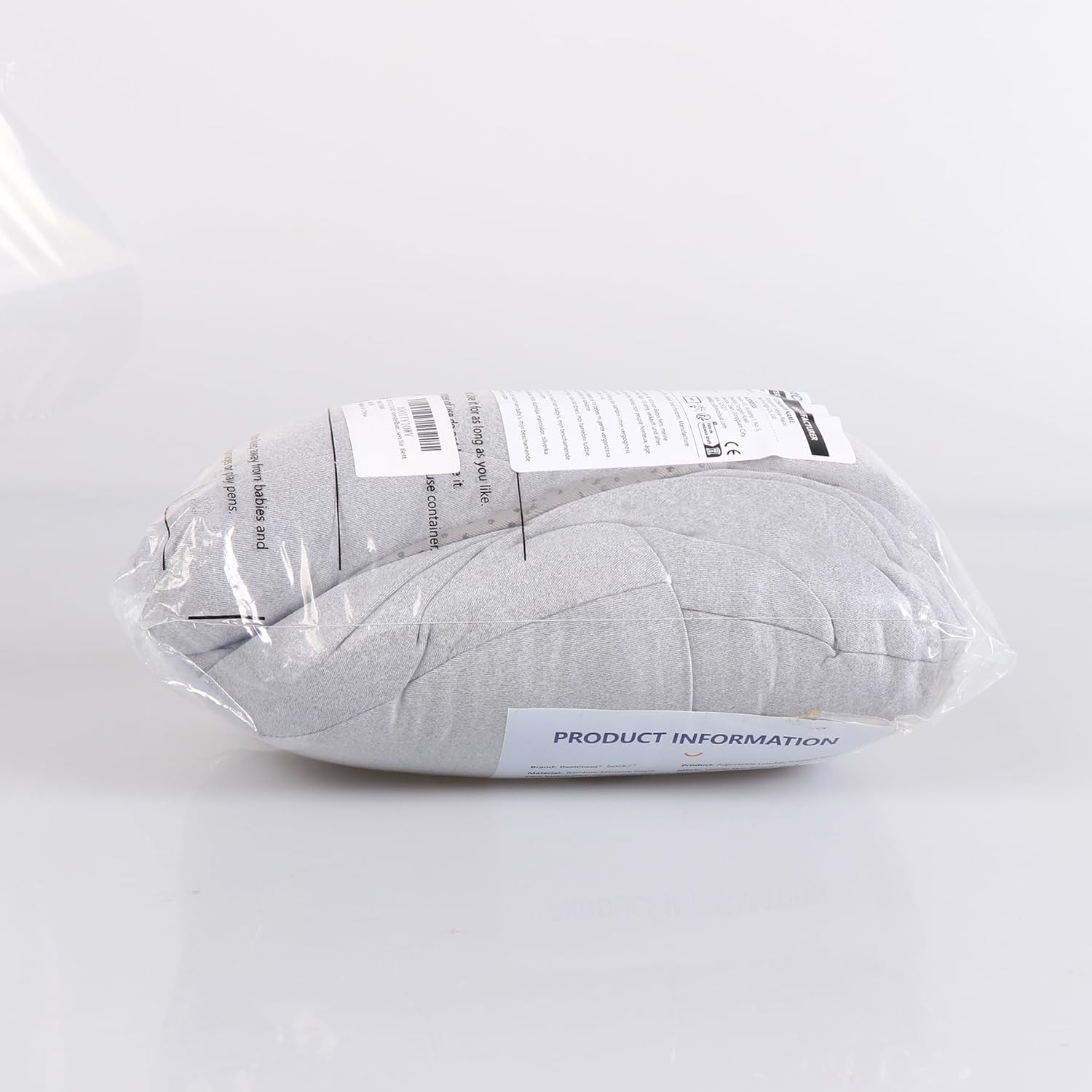 RESTCLOUD Adjustable Lumbar Support Includes a removable pad, Moon Grey