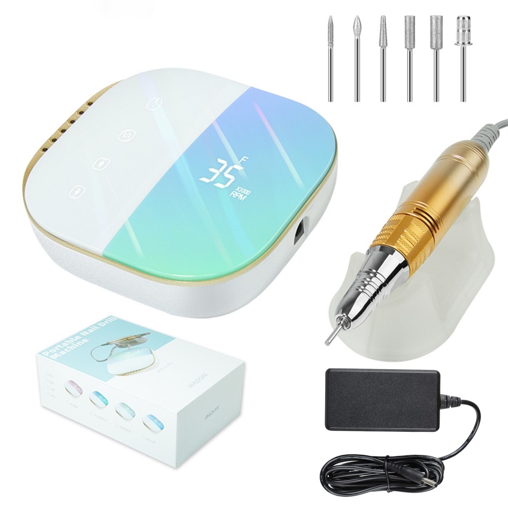 Madenia Rechargeable Nail Drill for Acrylic Nails Professional 35000rpm