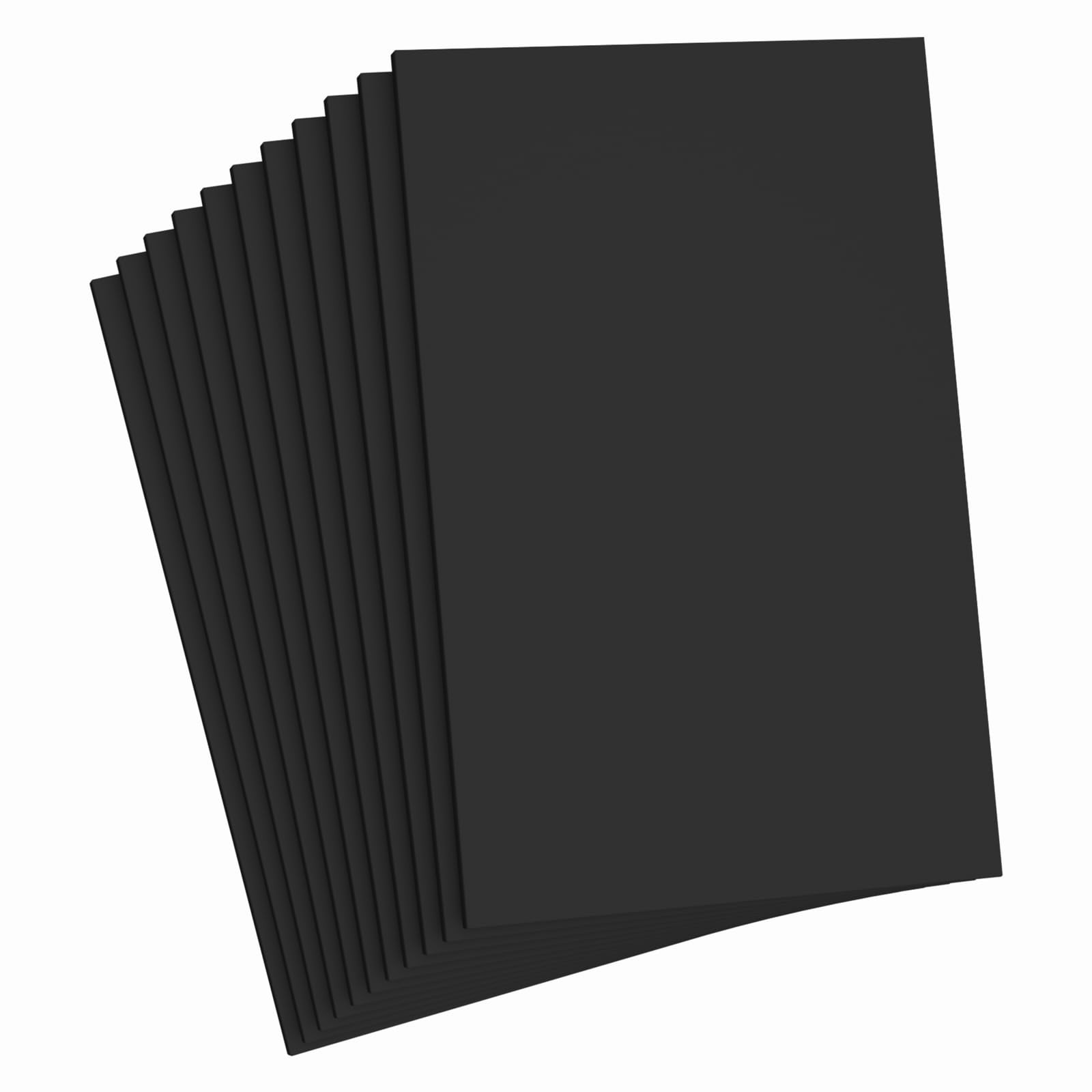 Do²ping Black Foam Sheets Crafts, 8.5x5.5 Inch Eva 8.5 x 5.5 Inch,