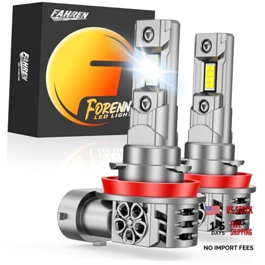 Fahren New-Gen & Mordern H11 Bulbs, 1000% 45000LM Upgrade Brightness, H9 H8