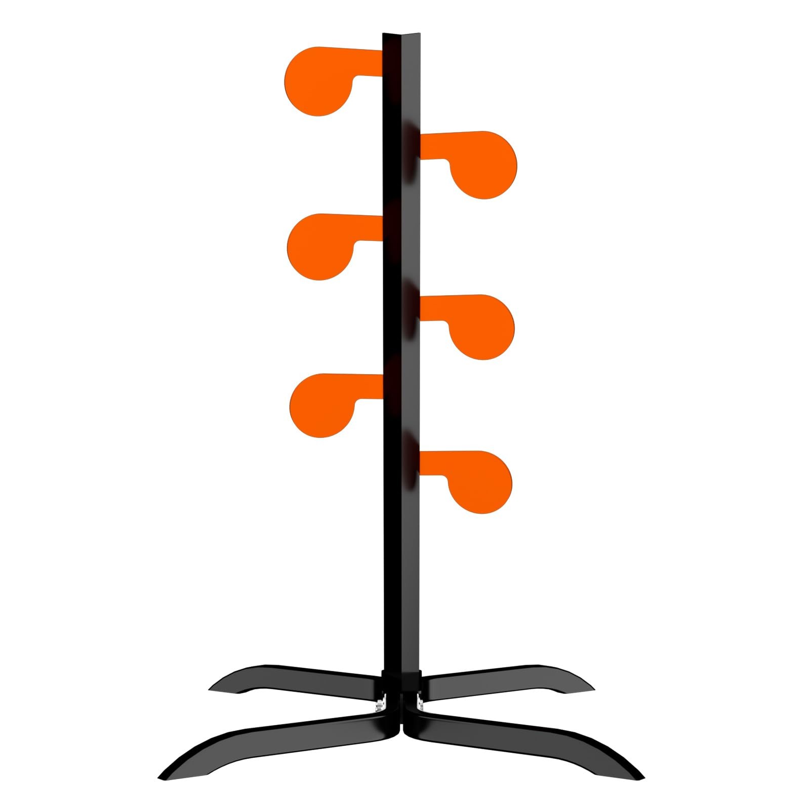 AR500 Dueling Tree Target Kit  Six Steel Paddles 4" x 1/4" Reactive Shooting ...