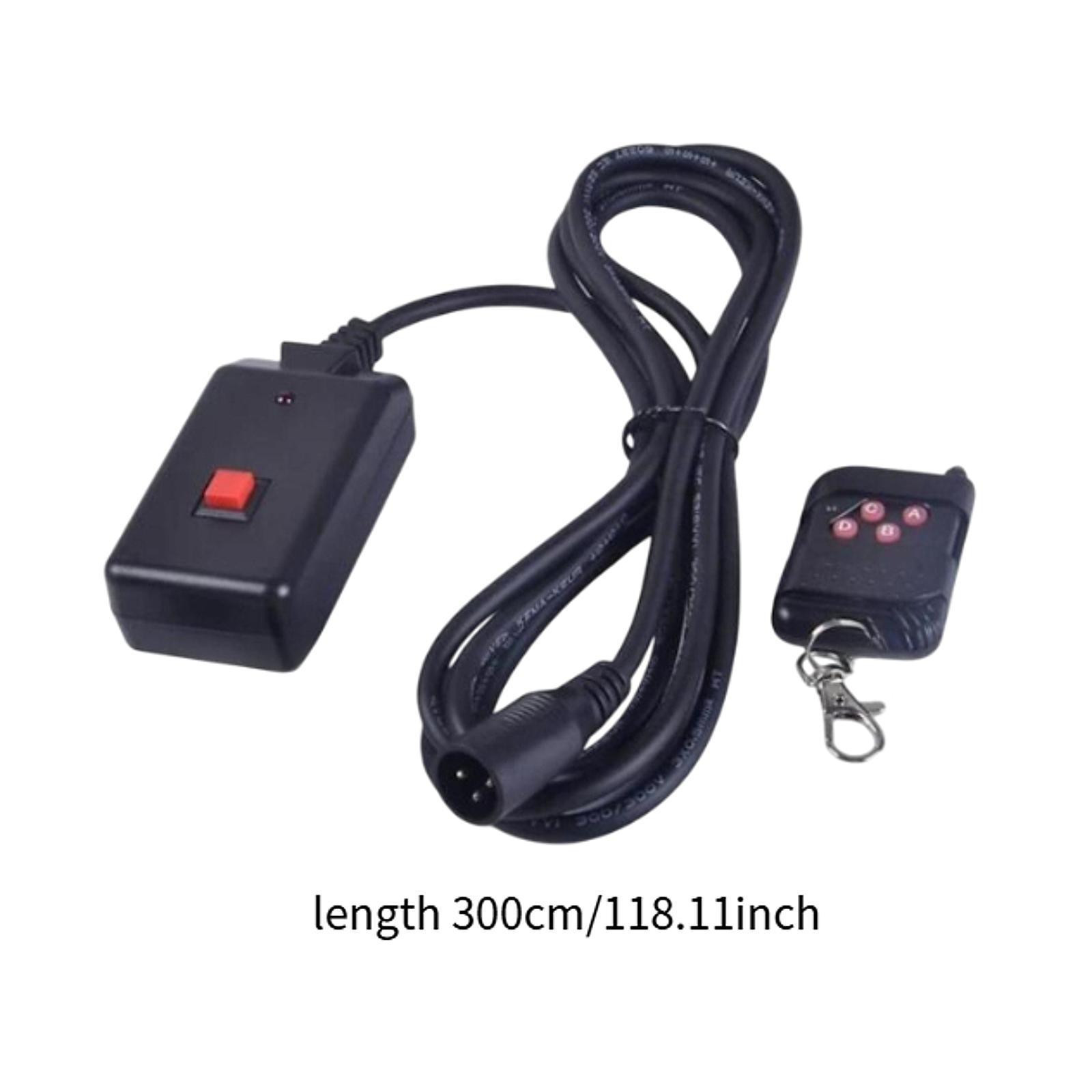 Fog Machine Controller Fog Machine Remote Control Receiver Simple Operate 4 Key