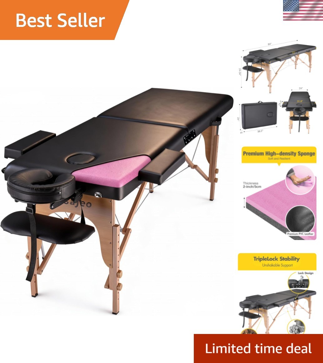 Professional Massage Table Portable Massage Bed for Spa Salon Tattoo Esthetic...