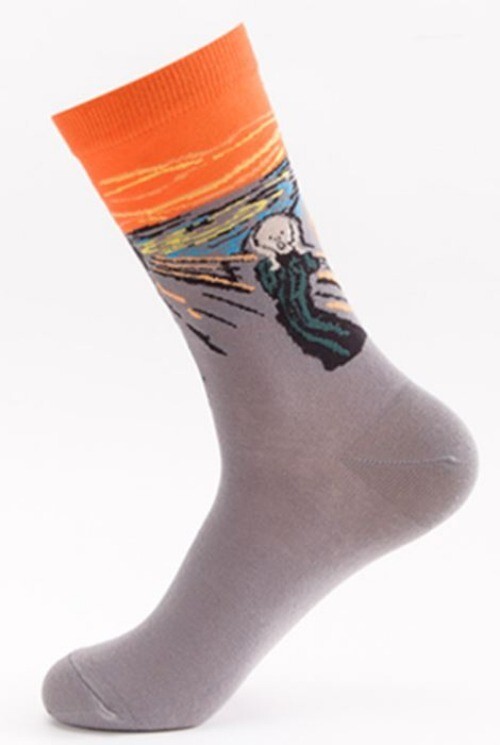 The Scream Socks Novelty Unisex 6-12 Crazy Fun SF38