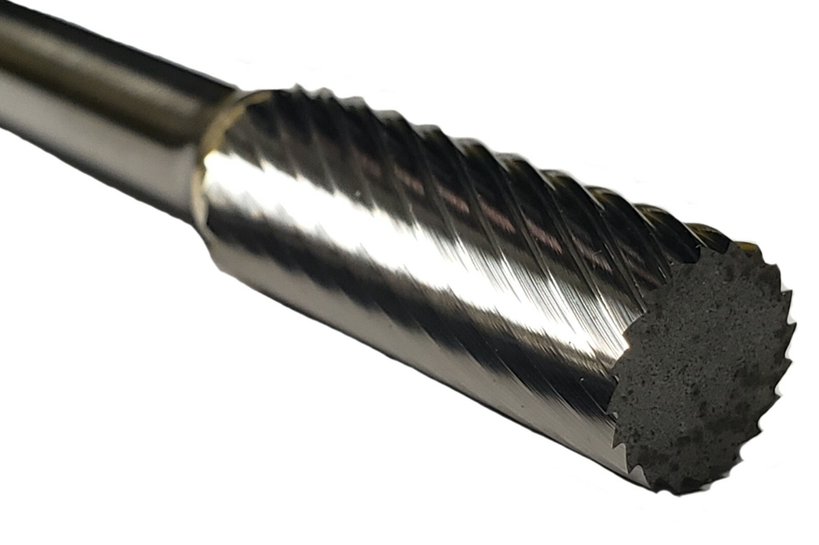 SA3LS Cylindrical Tungsten Carbide Burr Bur Cutting Tool Die Grinder Bit 1/4"
