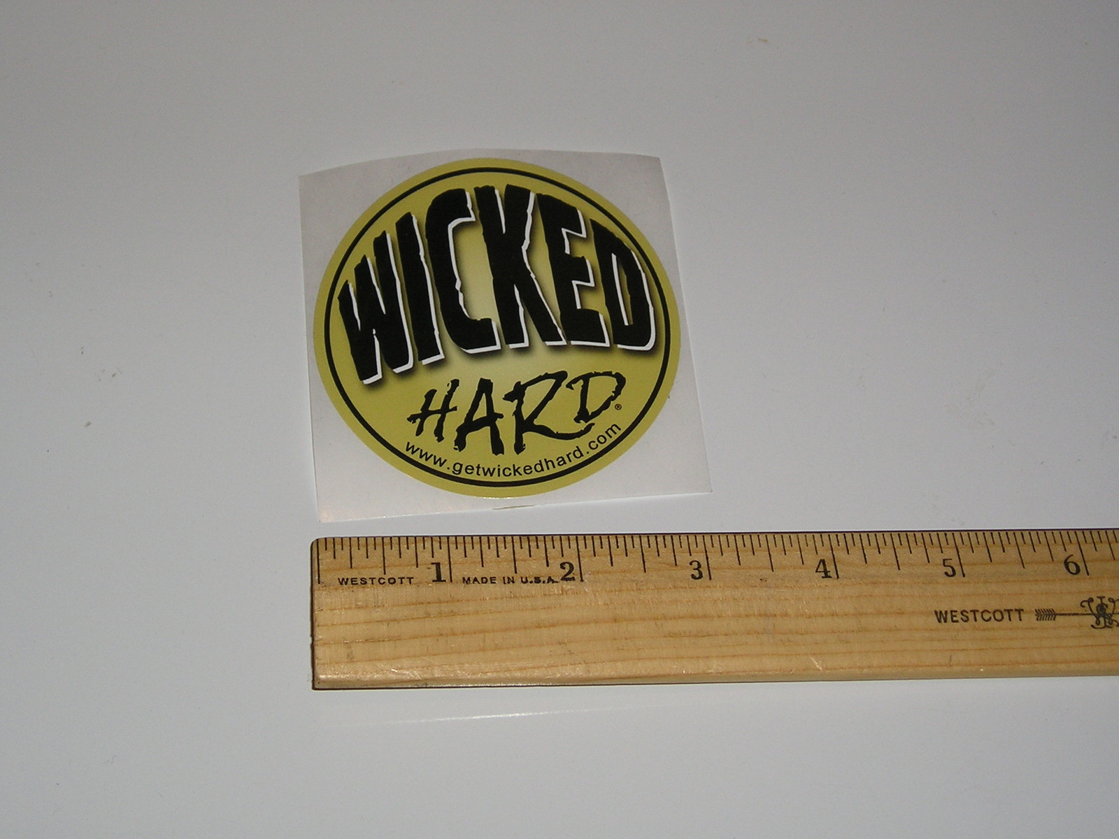 WICKED HARD Cider DENVER BREWERY STICKER Colorado Brew Craft Beer CO decal