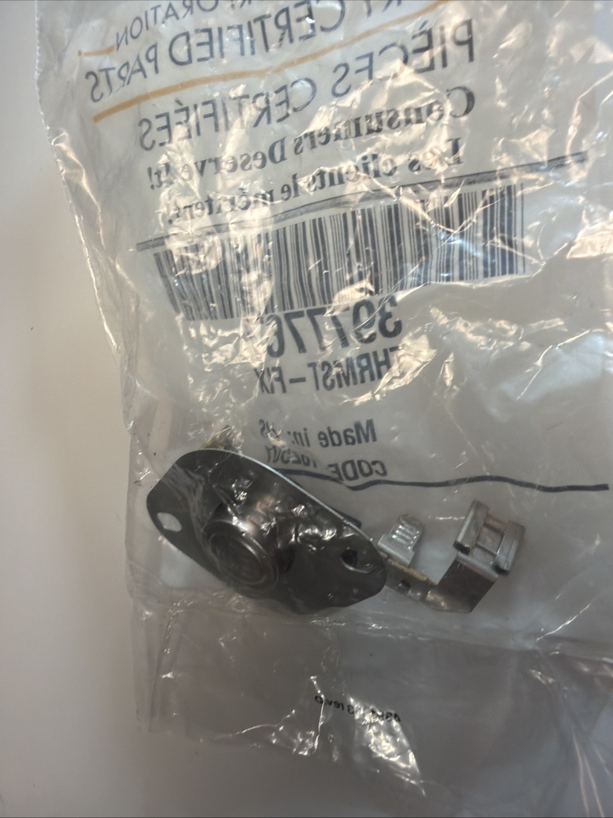 Whirlpool Thermostat-fix 3977767