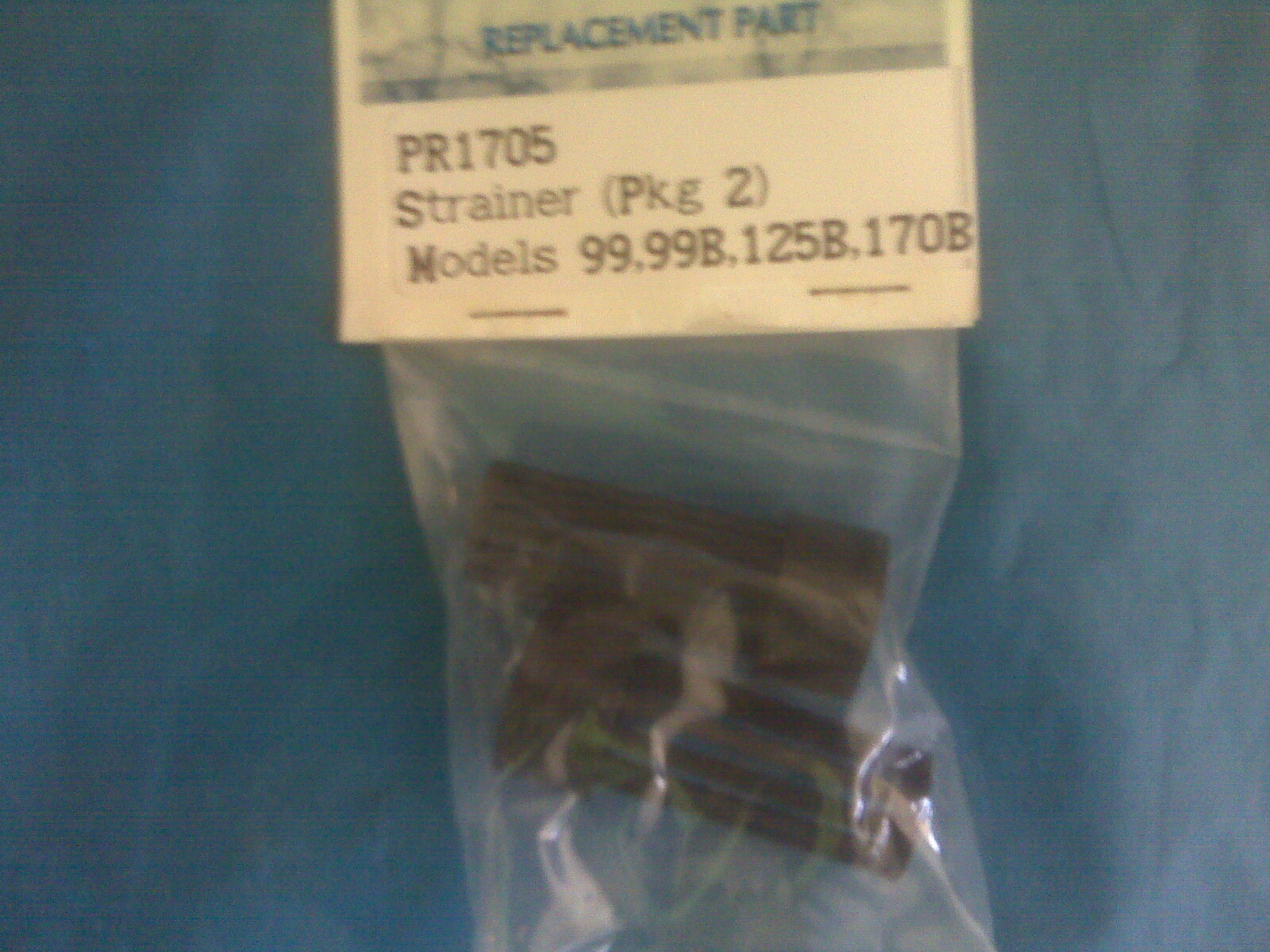 Marineland PR1705 Strainer For Eclipse 3/6, Models 99/B, 125B, 170B  Brand New!