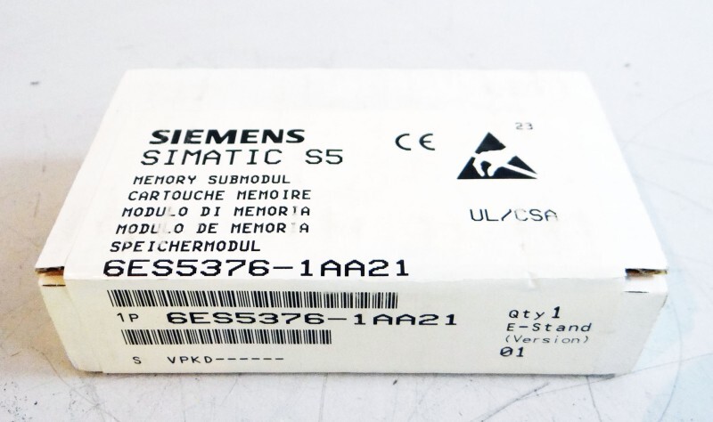 Siemens SIMATIC S5 6ES5376-1AA21 E-Stand: 01 Memory Submodule -sealed-