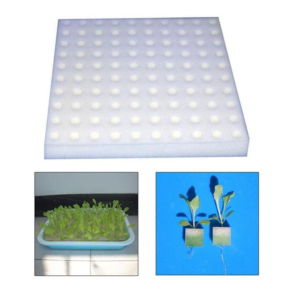 100X Greenhouse Cylindrical Hydroponic Sponge Soilless Sponge Gardening H1N9